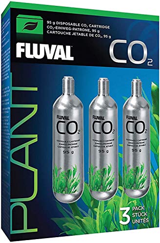 Fluval Recambio para Sistema Presurizado de CO2 88 - Paquete de 3 Unidades x 80 gr - Total: 240 gr