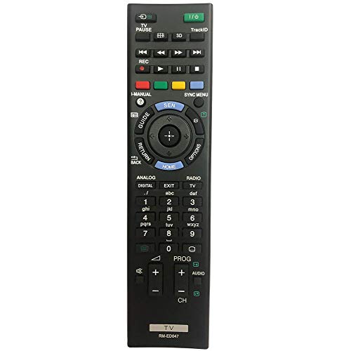 FYCJI Nuevo Reemplazo Mando Universal Sony Bravia TV RM-ED047 RM-ED050 RM-YD103 RM-ED060 RM-ED061 Compatible con Todos los televisores Sony