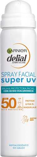 Garnier Delial Sensitive Advanced - Bruma Facial Hidratante Protector Solar IP50+  - sprays y rocíos ,75 ml