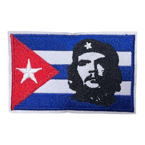 Gemelolandia | Parche Premium del Che Guevara 9x6 cm- - Símbolo Revolucionario para Ropa y Accesorios - Emblema Duradero y Vibrante para Aficionados a la Historia y la Moda