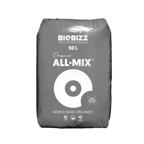 GROWMANIA Fertilizante All Mix de BioBizz 50 L | Sustrato Orgánico para Plantas y Cultivos | Abono Nutritivo Bio Bizz