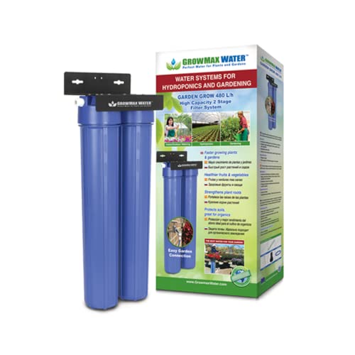 Growmax Water Garden Grow 480. Sistema de Filtración de Agua de 2 etapas de Alta Capacidad. Ideal para Uso en pequeños Jardines, y Plantas de Interior