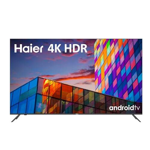 Haier Direct LED 4K H50K702UG - 50", Smart TV, HDR 10, Dolby Audio, Android 11, Smart Remote Control, Google Assistant, Bluetooth 5.1, DBX TV, HDMI, Sin Marcos, 2022