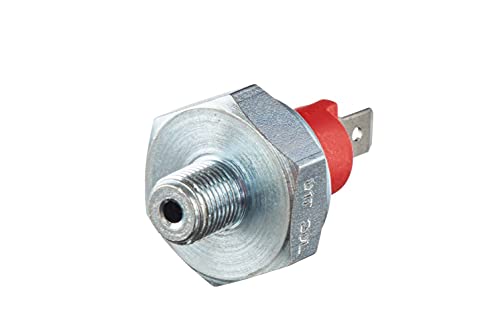 HELLA 6ZF 007 392-001 Interruptor de control de la presión de aceite - 12V - 1polos - atornillado - Contacto ruptor - Color: rojo