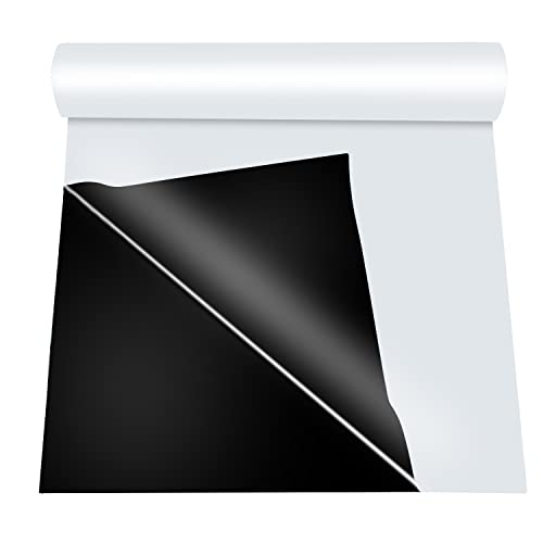 HFS Película de panda blanco y negro de 10 x 25 pies, película de polietileno 100% virgen (3 x 7,5 m)
