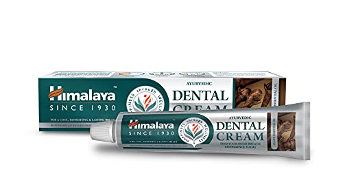 Himalaya Ayurvedic Dental Cream with Essential clove Oil |Prevents cavities, tooth decay Natural Anti-Odour Agent for bad breath| Formulated by dental experts - 100g