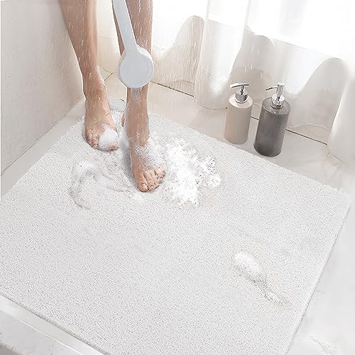 Alfombra de ducha antideslizante, alfombra de baño cómoda para superficie  texturizada, secado rápido