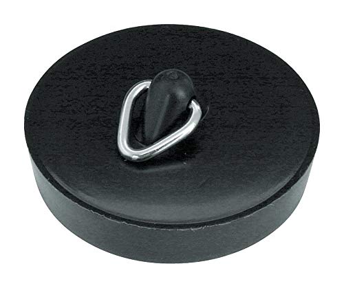 Home Xpert Juego de 2 tapón, abfluß Tapón, con ganchos, negro, disponible en varios tamaños, plástico, 4,5 cm