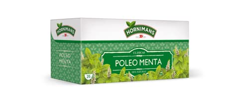 Hornimans Poleo Menta Infusión con Ingredientes 100% Naturales | 25 bolsitas | Sin Teína