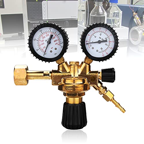 Ikodm Reductor de presión para argón/CO2, regulador de presión, gas protector a máquina de soldadura MIG/MAG, reductor de presión de aire comprimido