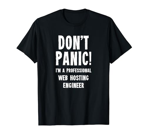 Ingeniero de Alojamiento Web Camiseta