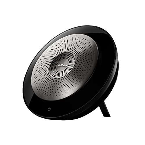 Jabra Speak 710 Speaker Phone - Unified Communications Certified Portable Conference Speaker with Bluetooth Adapter and USB - Connect with Laptops, Smartphones and Tablets