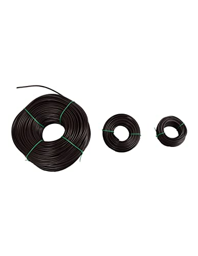 JARDIN202 - Microtubo PVC 4/6mm para Goteo - Riego por Goteo PVC Flexible | 25 metros (Negro)