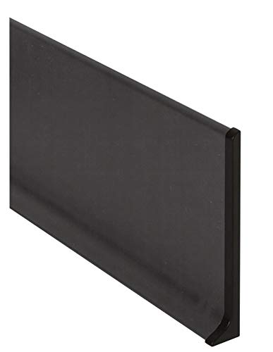 JARDIN202 - Rodapie Aluminio Labio Inferior Negro 3m