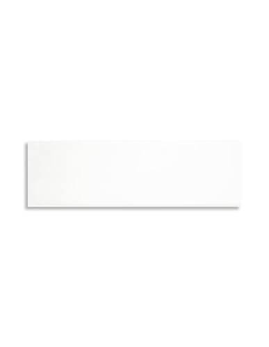JARDIN202 - Rodapie Aluminio Recto 2m | Seleccione color y medida | 60 mm alt. 2m larg. (Blanco)