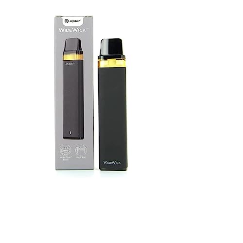 Joye-tech WideWick Pod Kit (Negro), E-Cig Vaporizador Equipado con 2 ml de WideWick Pod, Vape Pen Kit alimentado por una batería incorporada de 800 mAh, sin nicotina
