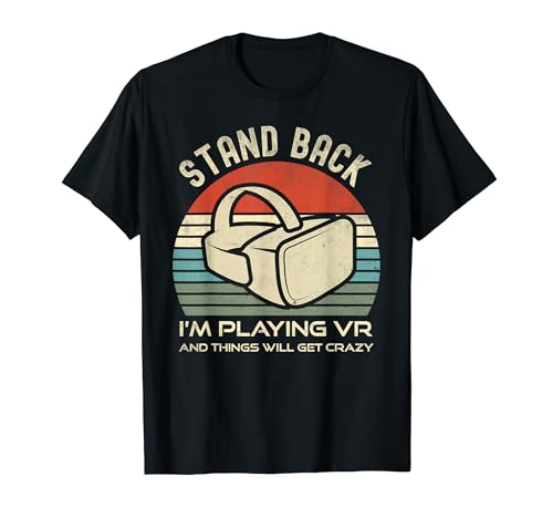 Jugador divertido VR del auricular del atleta de la realidad virtual Camiseta