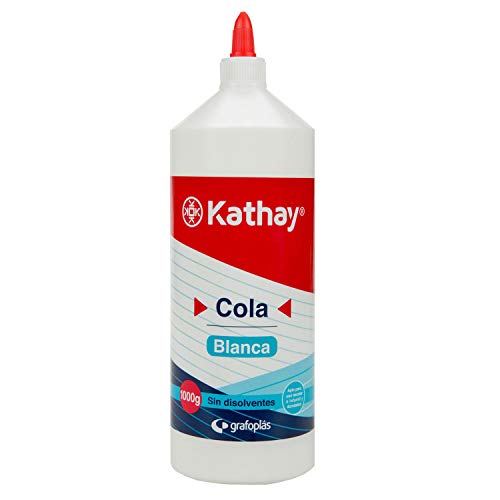 Kathay Cola Blanca, Secado Transparente, 1 Litro