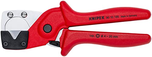 KNIPEX Cortatubos para Mangueras Multicapa y Neumáticas, de Plástico Reforzado con Fibra de Vidrio, 4 - 20 mm, 90 10 185