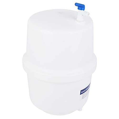 KUIDAMOS Depósito de almacenamiento de agua a presión de 12 l, válvula de 2 puntos, material apto para alimentos, depósito de presión antiedad para sistema de tratamiento de agua por ósmosis inversa