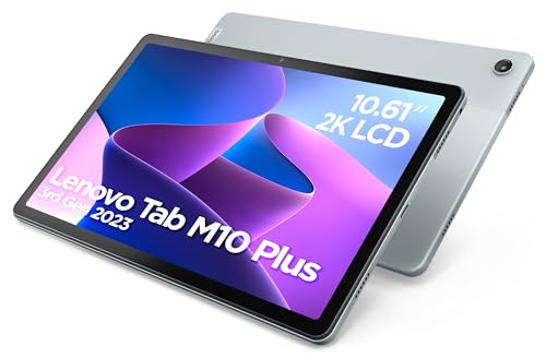 Lenovo Tab M10 Plus (3rd Gen) 2023 - Tablet de 10.61" 2K (Qualcomm Snapdragon SDM680, 4GB de RAM, 128GB ampliables hasta 1 TB, 4 Altavoces, WiFi + Bluetooth, Android 12) - Azul