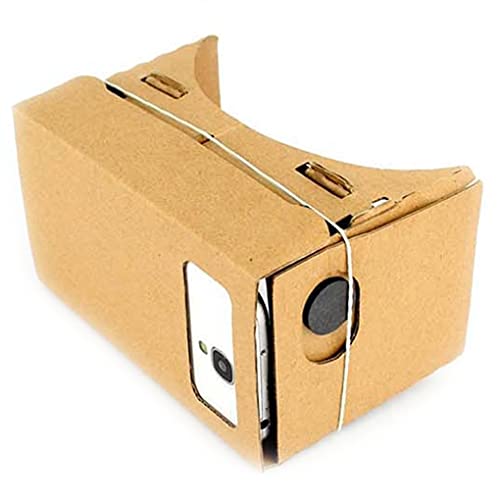 Lentes de resina de cartón 3D VR, gafas de realidad virtual, videojuego de películas, auriculares VR, negro y 21 x 8 x 9 cm
