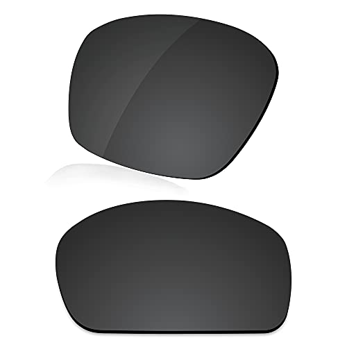 LenzReborn Reemplazo de lente polarizada para Arnette Caldera AN4207 Sunglass - Más opciones, Negro Oscuro - Polarizado, Talla única