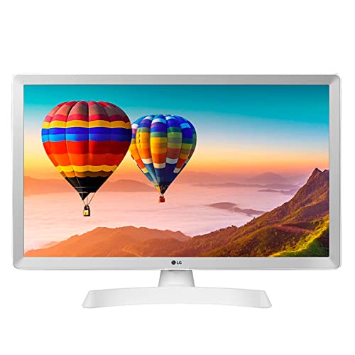 LG 24TQ510S-WZ - Monitor TV de 24'' HD, amplio ángulo de visión, LED Profundidad de Color, Smart TV WebOS22, Color Blanco