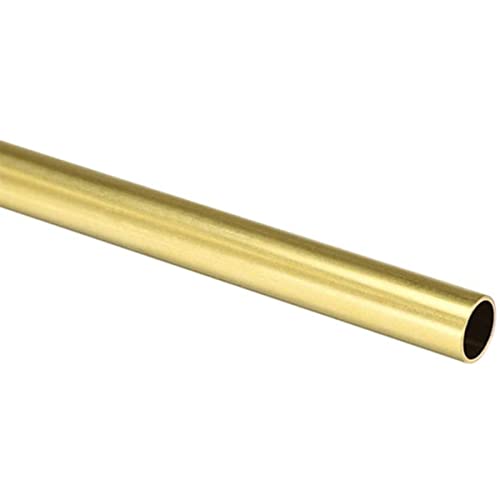 MACHSWON Tubo redondo de latón H65 tubos de cobre de 100 mm de longitud, 28 mm de diámetro exterior, 1 mm de grosor, tubo recto sin costuras