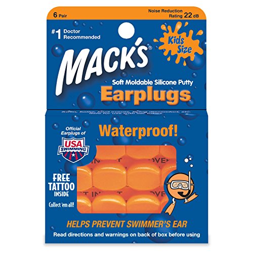 MACK'S? Pillow Soft Earplugs Kids Size (6 pairs)