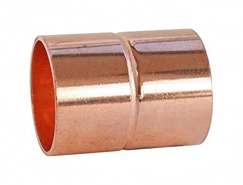 manguito de cobre a soldar - Para Ø18 tubo de cobre - Bolsa 2 partes