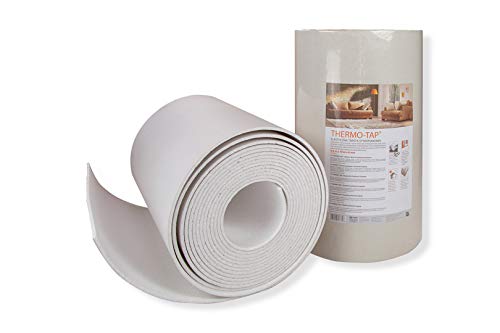 Marbet Design - Papel de pared aislante (5 QM, 6 unidades, poliestireno, bajo consumo), color blanco