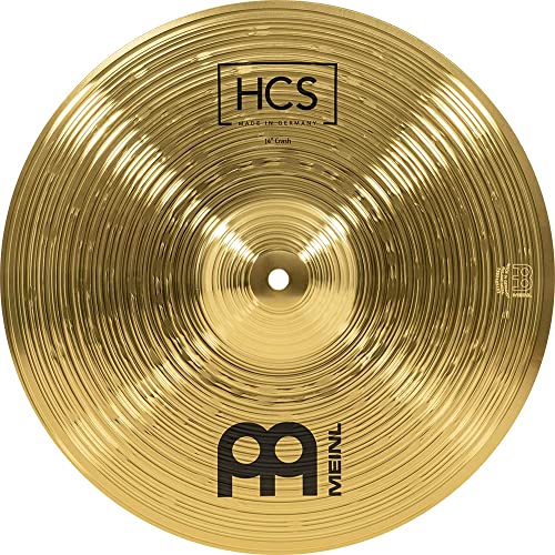 Meinl Cymbals HCS Plato Crash de 14 pulgadas (35,56cm) Platillos de Batería – Latón, Acabado Tradicional (HCS14C)