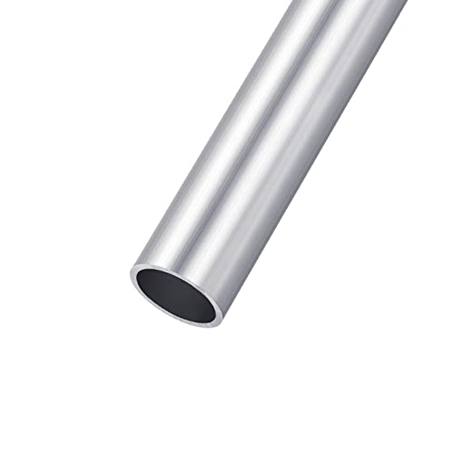 METALLIXITY 6063 Aluminio Tubo (30mm OD x 26mm ID x 200mm L), Aluminio Redondo Tubo - para Hogar Muebles, Maquinaria, Bricolaje Artesanía