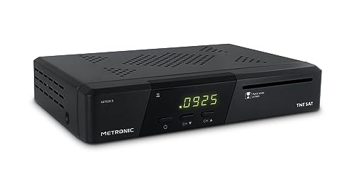 Metronic 441639 - Receptor de TV por satélite (USB, DVB-S2, HDMI), negro (importado)