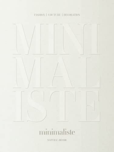 Minimaliste - Decorative Book for Interior Design and Coffee Table Display | Neutral Fabric Aesthetic: Hardcover for Home Decor, Staging and Styling | ... | Minimal Internal Layouts (l'Arte & Decor)
