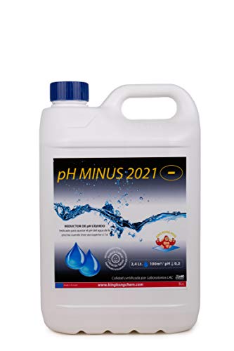 Minorador de pH para Piscinas PH Minus 5 litros - Reduce el pH del Agua – Formato Líquido