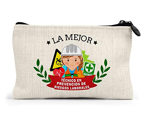 Monedero la Mejor Tecnica de prevencion de riesgos laborales del Mundo Regalo Original Personalizado