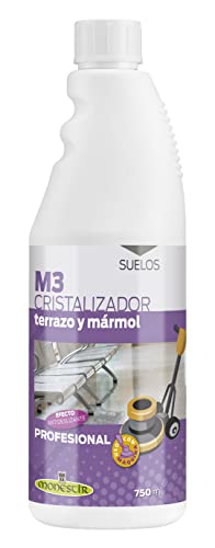 Monestir Cristalizador M3 para Terrazo y Mármol, Vitrificado de Uso Profesional - 750 ml.