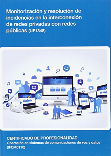 Monitorización y resolución de incidencias en la interconexión de redes privadas con redes públicas (UF1348) (SIN COLECCION)