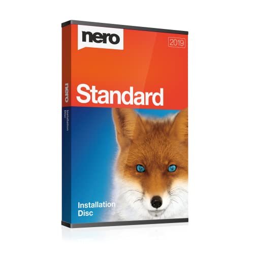 Nero Standard 2019 DVD-Case - multilingüe 23 idiomas | Edición de vídeo | Grabación | Conversión ( MP3, MPEG4 ) | Software multimedia | Windows 11/10/8/7