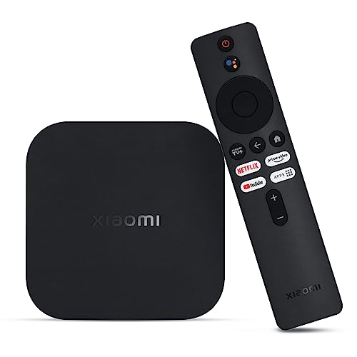 𝐍𝐮𝐞𝐯𝐨 𝟐𝟎𝟐𝟑 Xiaomi TV Box S (2nd Gen), 4K Ultra HD Streaming Media Player, 2GB RAM 8GB ROM Smart TV Box ROM con Mando a Distancia IR, Dolby Vision，HDR10+,DTS-HD,Proyección inalámbrica