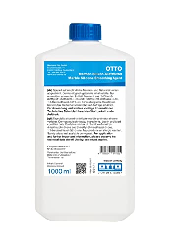 Otto-Chemie - Alisador para alisar selladores en contacto con mármol y piedras naturales (suavizante mármol 1 L)