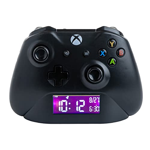 Paladone Reloj Despertador Mando Xbox Negro, Merchandising con Licencia Oficial