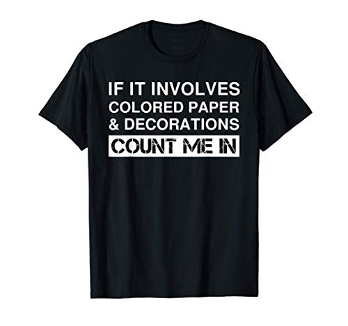 Papel de color y decoraciones Decoupage Camiseta