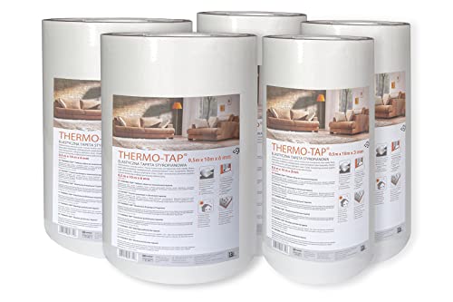 Papel pintado aislante de poliestireno para paredes interiores, grosor de 3 y 6 mm (5QM Thermo-Top 3)