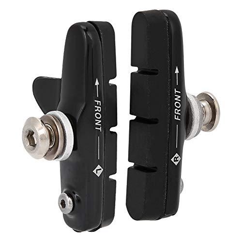 Pastillas de Freno de Bicicleta Suaves Compuesto de Goma de Aluminio 1 par de Piezas de Bicicleta de Carretera Ligeras Piezas Plegables Zapatas de Freno Piezas de Accesorios