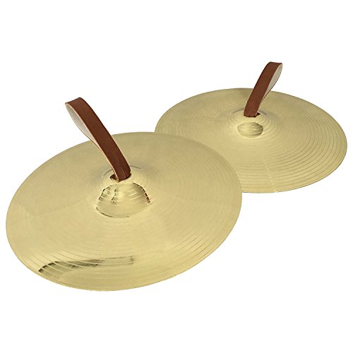 Percussion Plus PP869 - Platillos de presupuesto para marchas (25,4 cm), color marrón