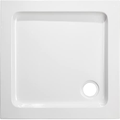 Plato de ducha CUADRADO Qatar 80X80X5 cm para Mampara Acrílico PVC