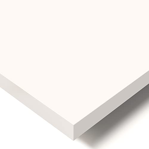 POKAR Tablero para Escritorio, Mesa Comedor, Mesa de Salón, Mesa de Cocina, Blanco, 160 x 80 x 2,5 cm